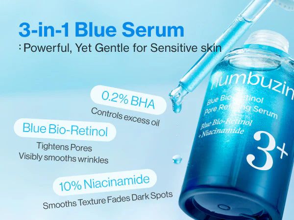 Numbuzin No.3 Blue Bio-Retinol Pore Refining Serum