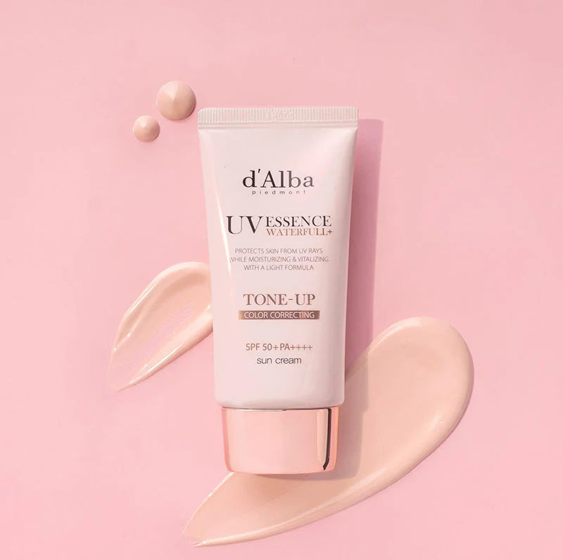 D'Alba - Waterfull Pink Correcting Tone-Up Sunscreen