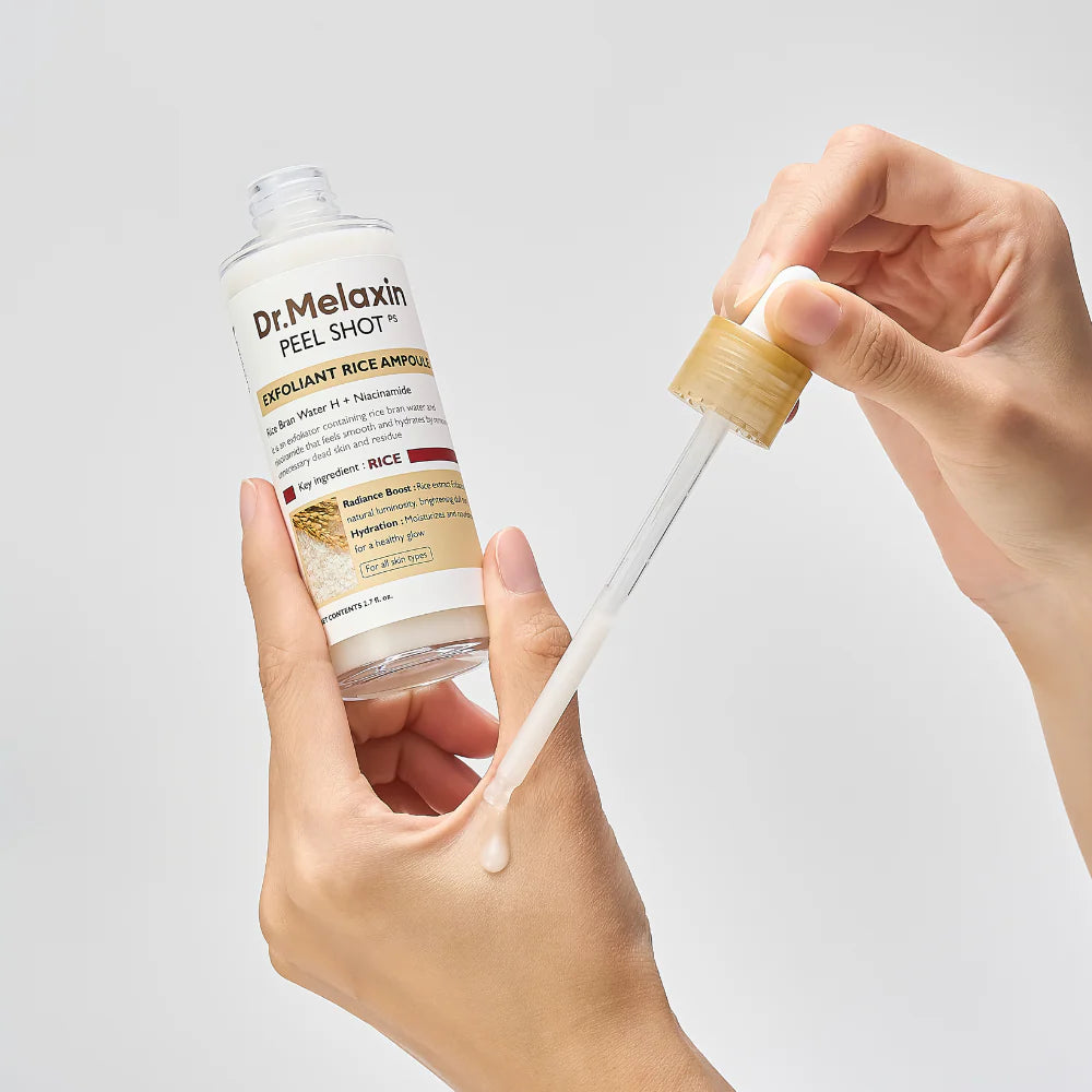 Dr.Melaxin Peel Shot Exfoliant White Rice Ampoule