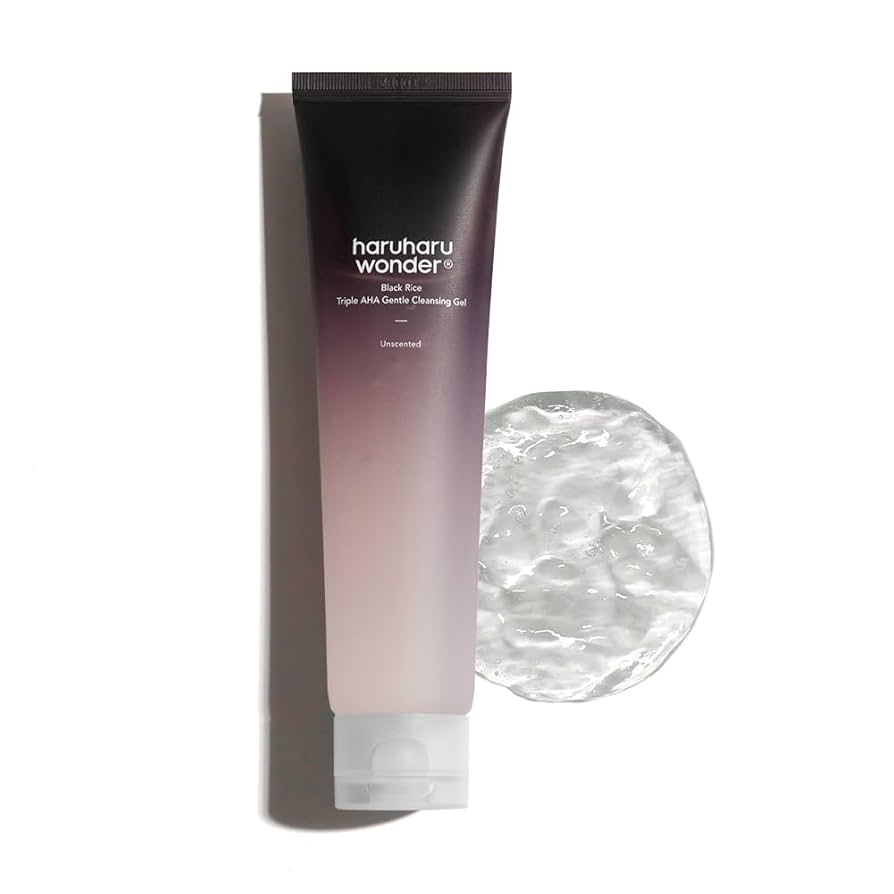 Haruharu Wonder Black Rice Triple AHA Gentle Cleansing Gel Unscented