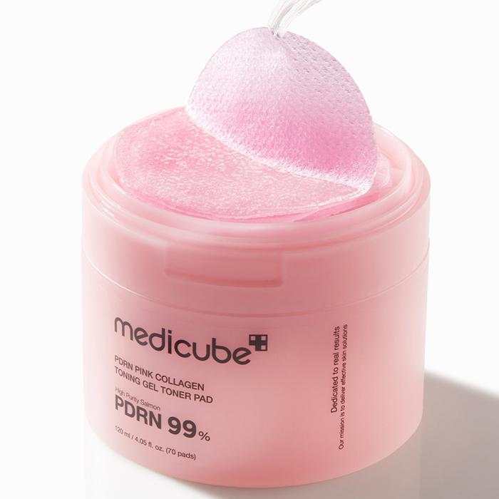 Medicube PDRN Pink Collagen Toning Gel Toner Pad