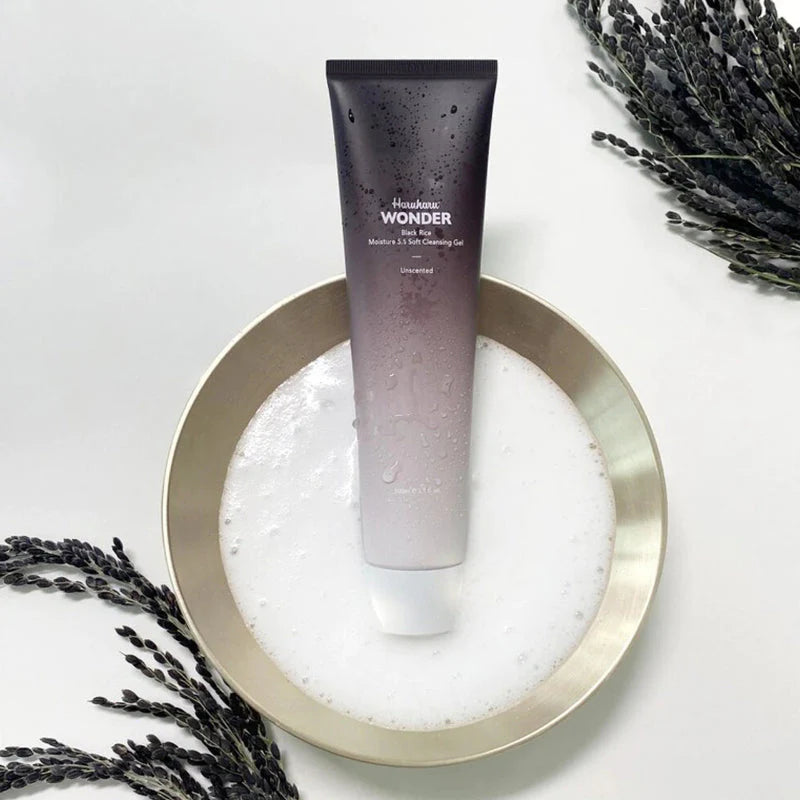 Haruharu Wonder Black Rice Moisture 5.5 Soft Cleansing Gel Unscented