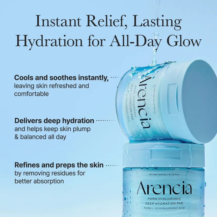 Arencia PDRN Hyaluronic Deep Hydration Pad 90 pads