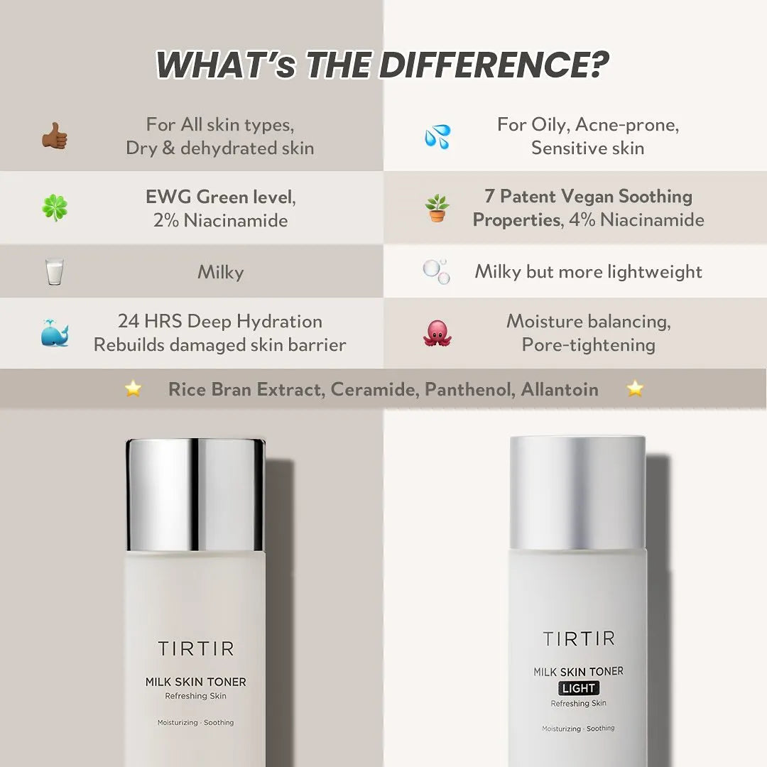 TIRTIR Milk Skin Toner Light