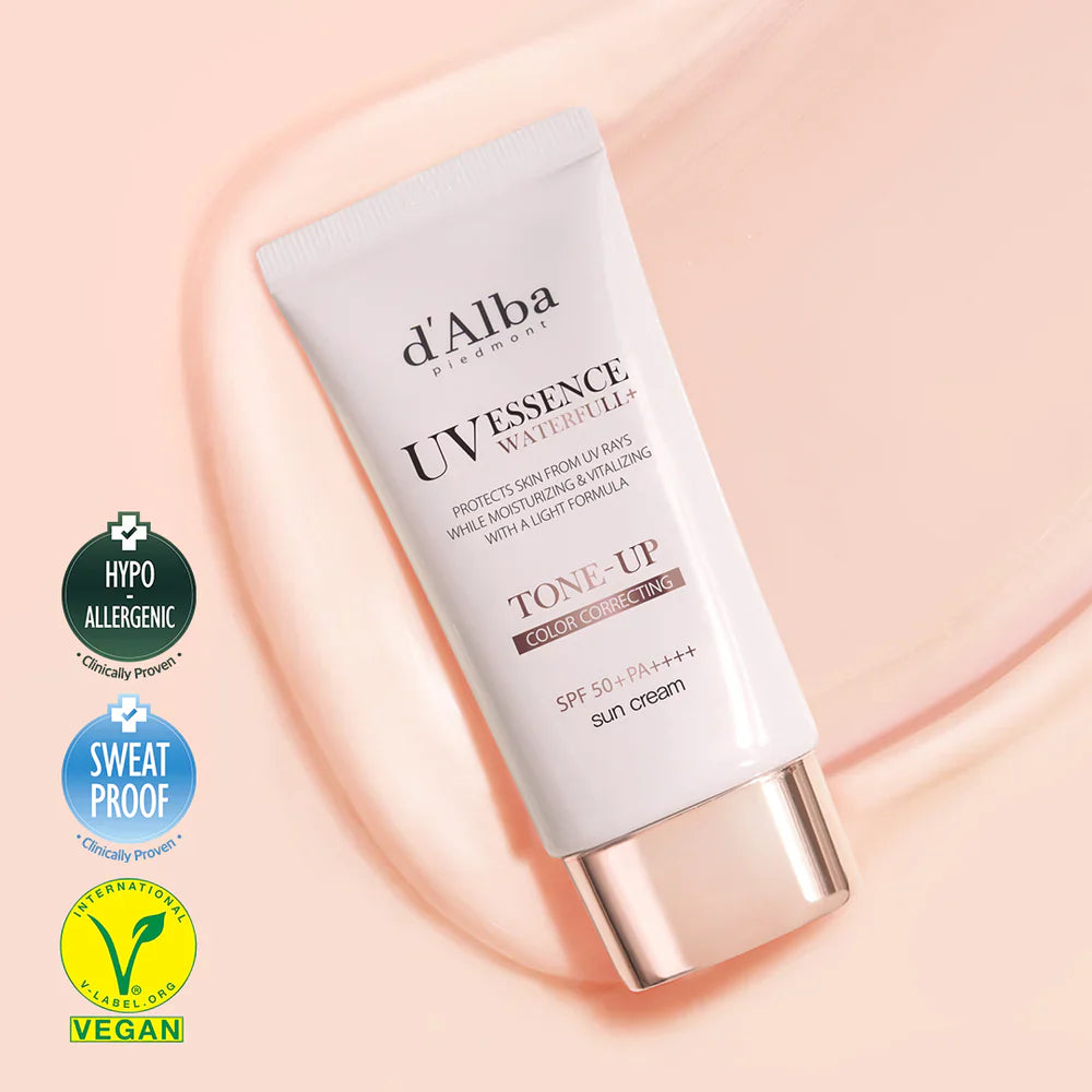 D'Alba - Waterfull Pink Correcting Tone-Up Sunscreen