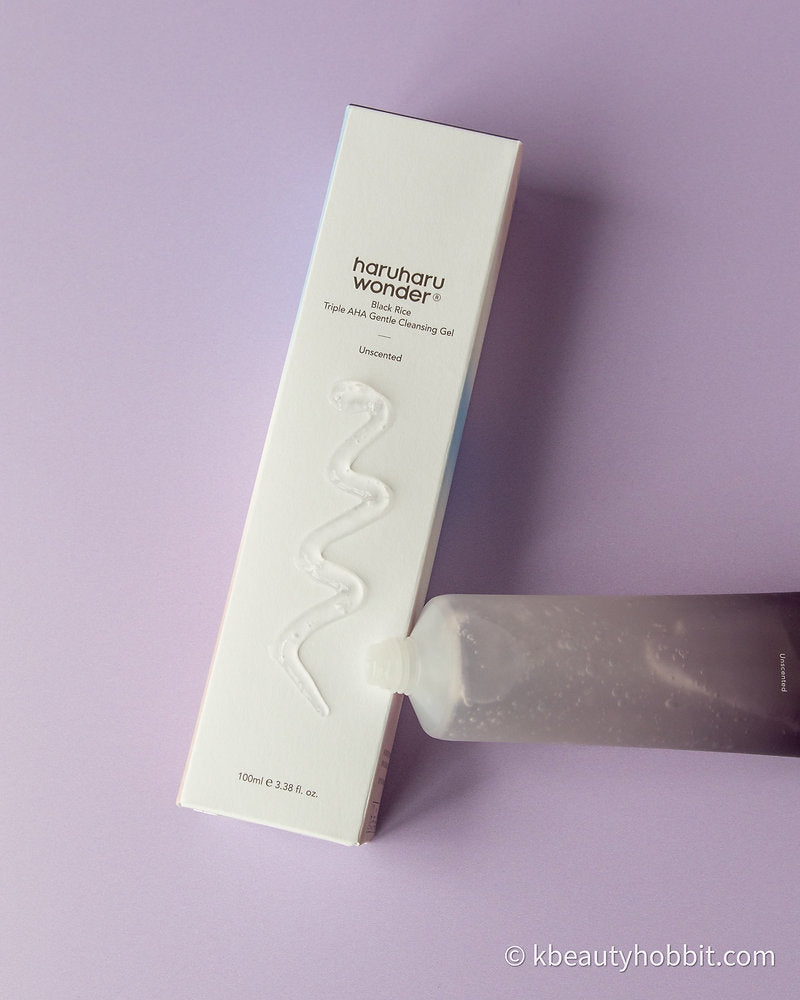 Haruharu Wonder Black Rice Triple AHA Gentle Cleansing Gel Unscented