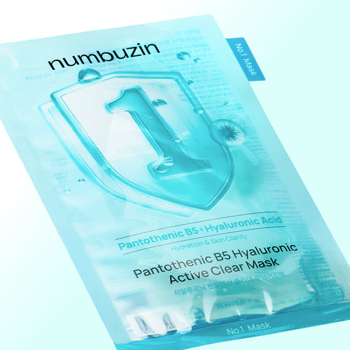 Numbuzin No.1 Pantothenic B5 Hyaluronic Active Clear Mask 1 sheet