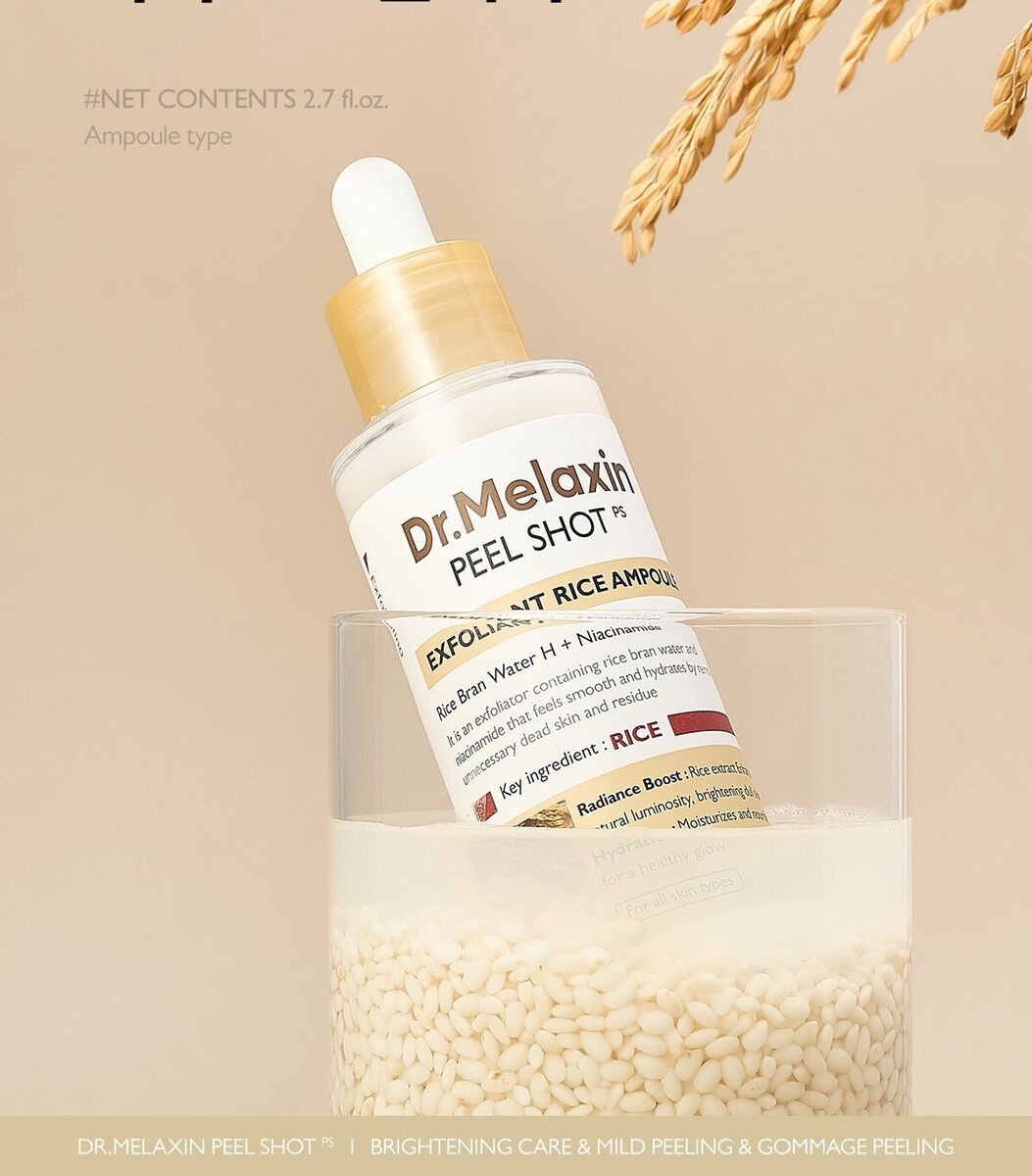 Dr.Melaxin Peel Shot Exfoliant White Rice Ampoule