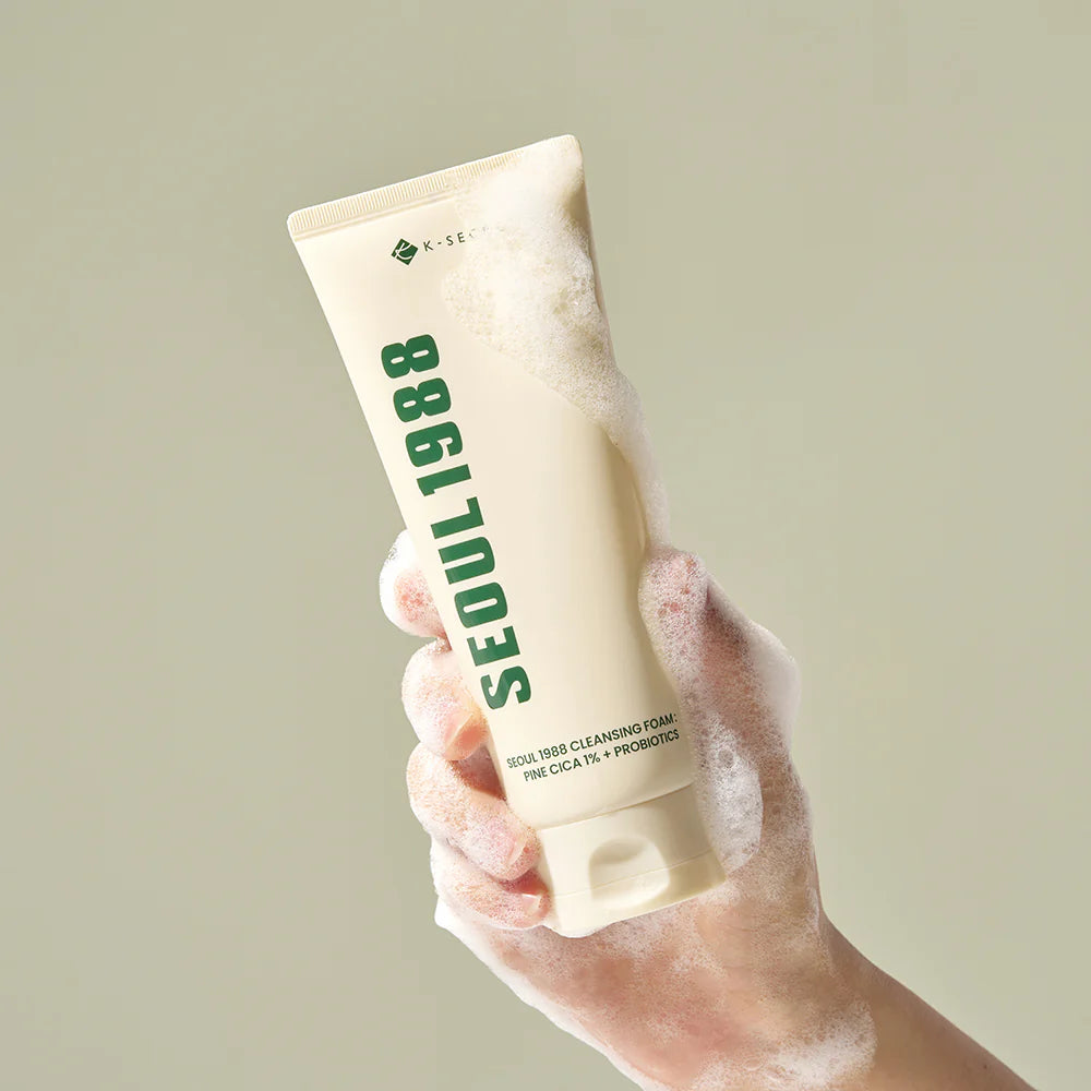 K-SECRET SEOUL 1988 Cleansing Foam : Pine Cica 1% + Probiotics