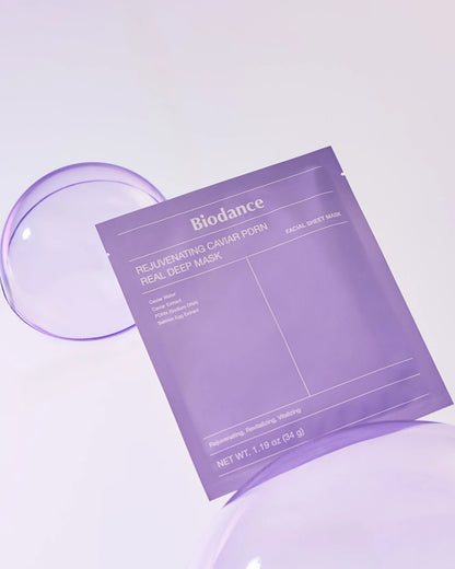 Biodance Rejuvinating Caviar PDRN Real Deep Mask Set