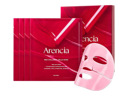 Arencia Red Collagen Jello Mask Set 4mask