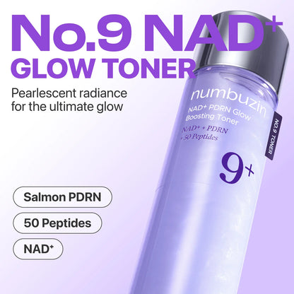 Numbuzin No.9 NAD+ PDRN Glow Boosting Toner 150ml