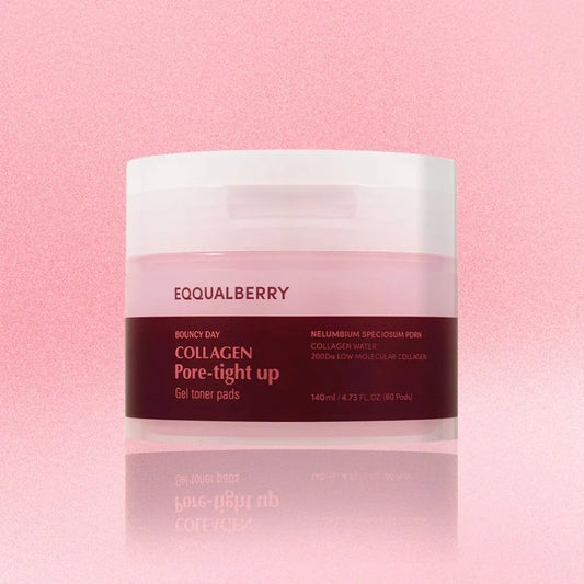 EQQUALBERRY Collagen Pore-Tight Up Gel Toner Pads 60pads