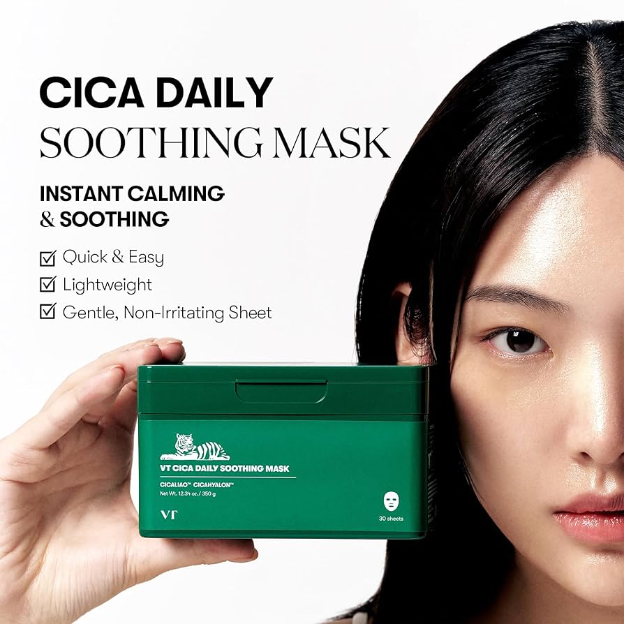 VT Cosmetics Cica Daily Soothing Mask 30pcs