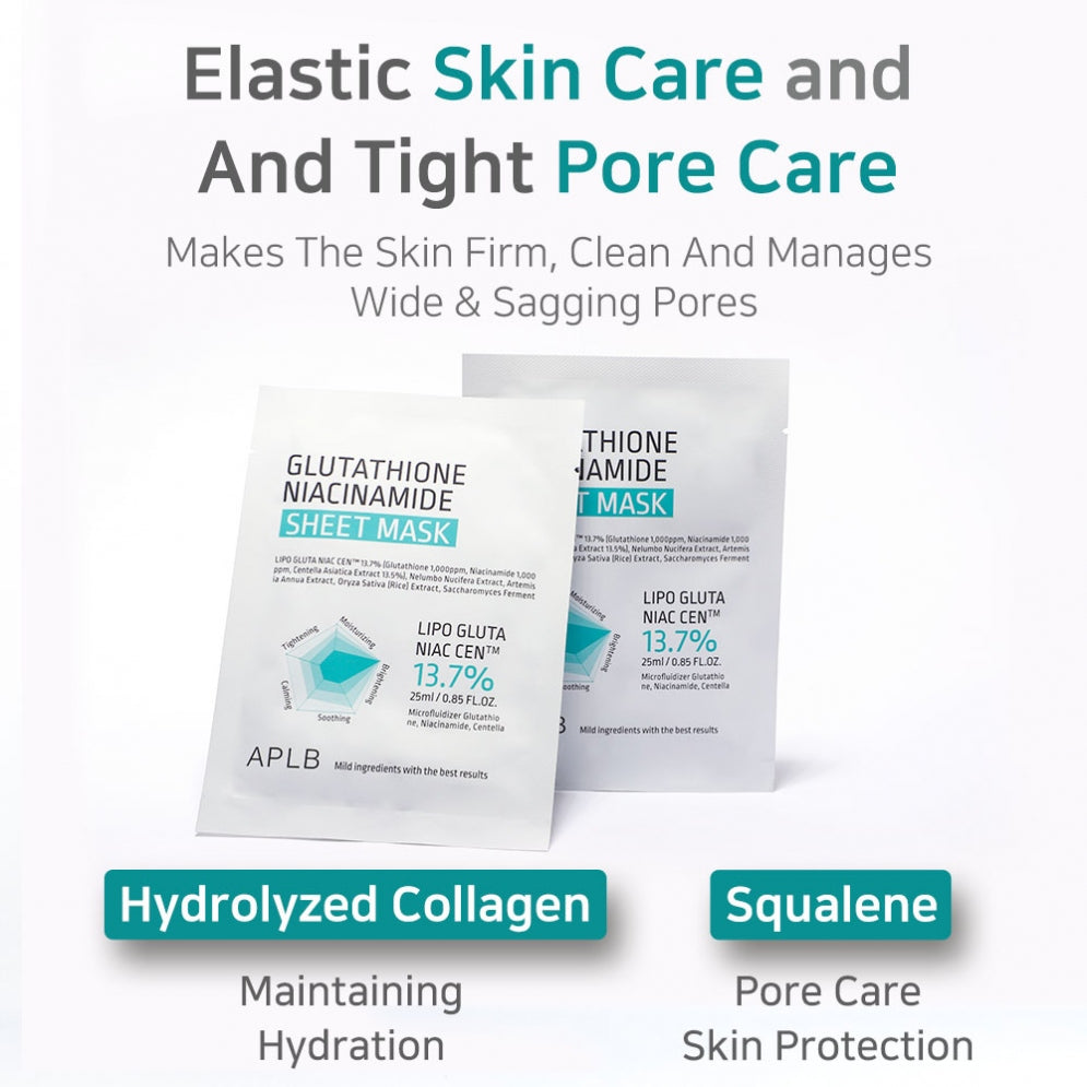 APLB Glutathione Niacinamide Sheet Mask