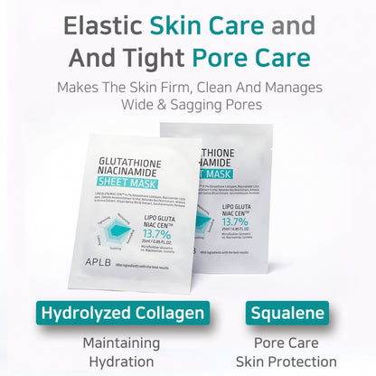 APLB Glutathione Niacinamide Sheet Mask