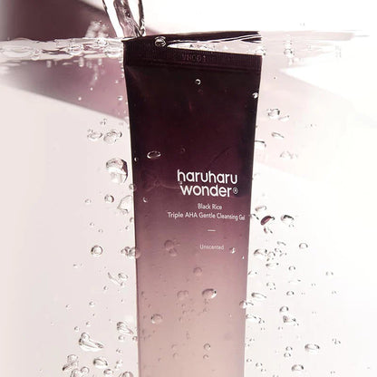 Haruharu Wonder Black Rice Triple AHA Gentle Cleansing Gel Unscented