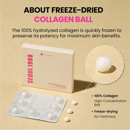 K-SECRET SEOUL 1988 Boosting Ball : Collagen 100% (7capsules)