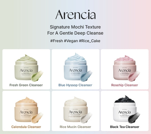 Arencia Rice Mochi Cleanser 6 Type