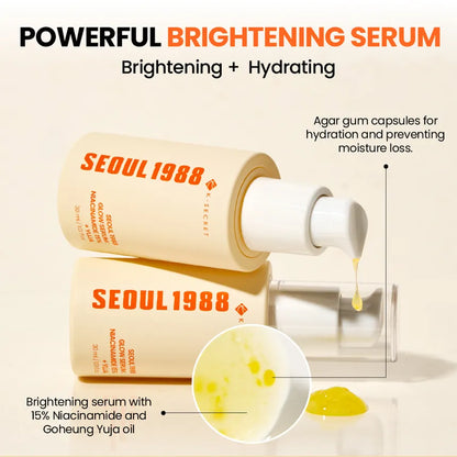 K-SECRET SEOUL 1988 Glow Serum : Niacinamide 15% + Yuja 30ml