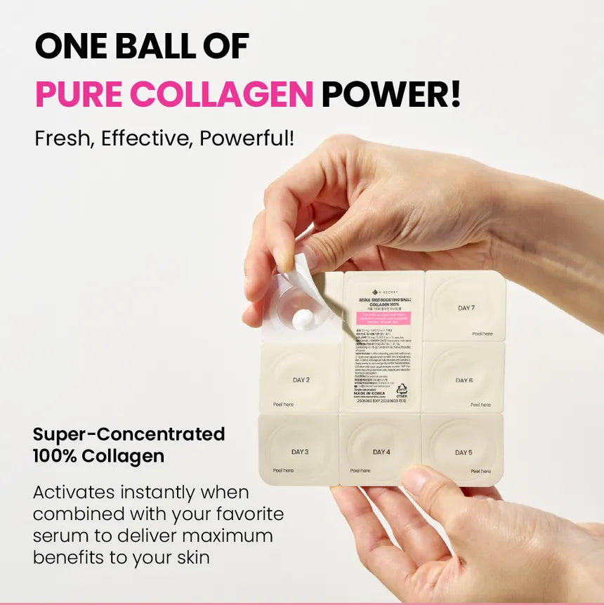 K-SECRET SEOUL 1988 Boosting Ball : Collagen 100% (7capsules)