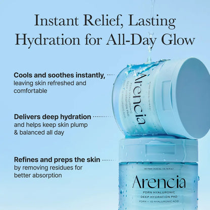 Arencia PDRN Hyaluronic Deep Hydration Pad 90 pads