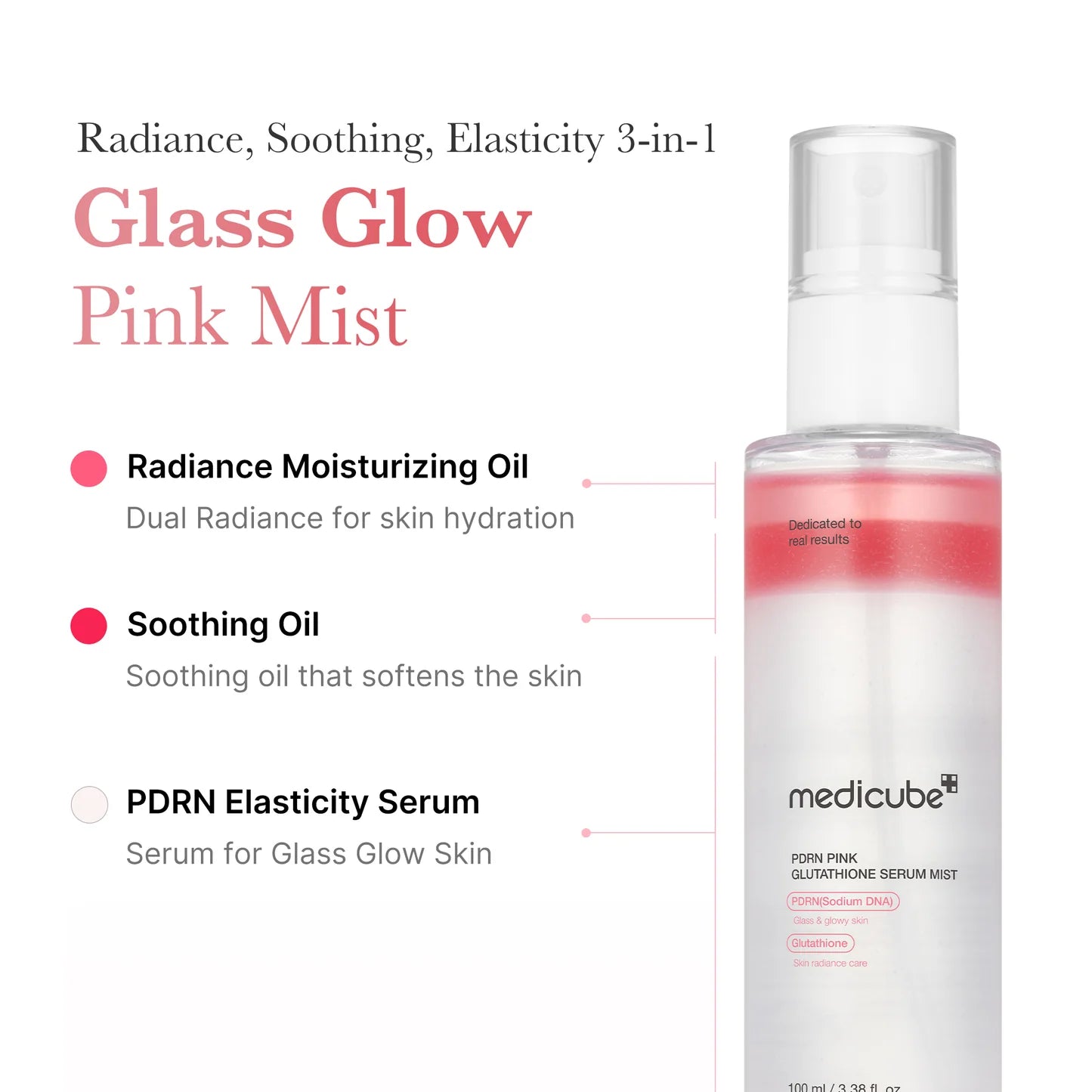 Medicube PDRN Pink Glutathione Serum Mist