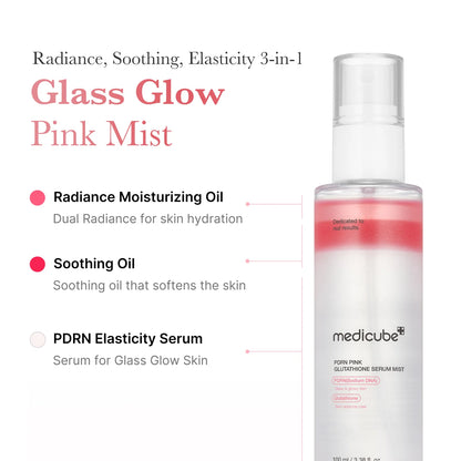 Medicube PDRN Pink Glutathione Serum Mist