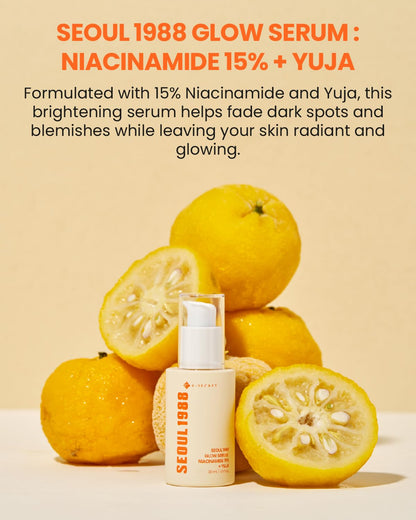 K-SECRET SEOUL 1988 Glow Serum : Niacinamide 15% + Yuja 30ml