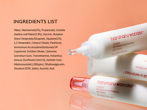 Haruharu Wonder Centella 5% Niacinamide Radiance Gel Cream 40g