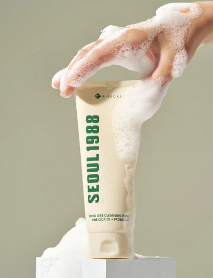 K-SECRET SEOUL 1988 Cleansing Foam : Pine Cica 1% + Probiotics
