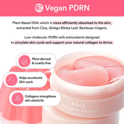 Abib PDRN Retinal Eye Patch Glow Jelly