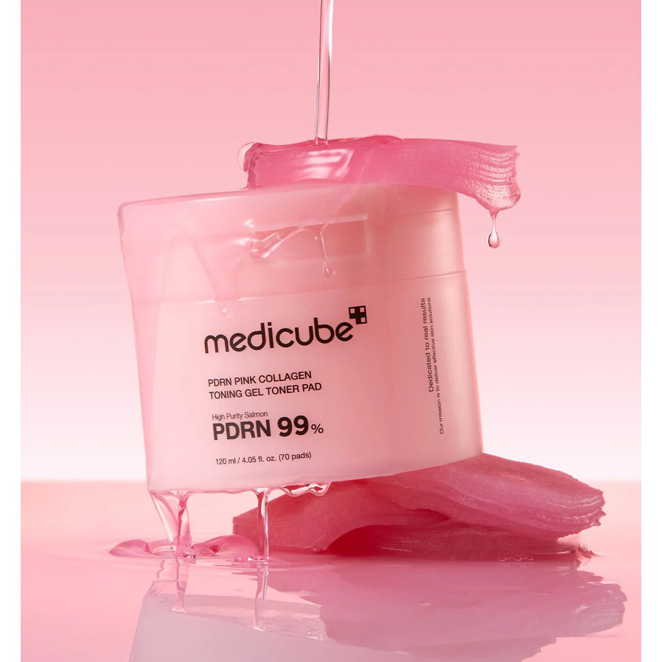 Medicube PDRN Pink Collagen Toning Gel Toner Pad