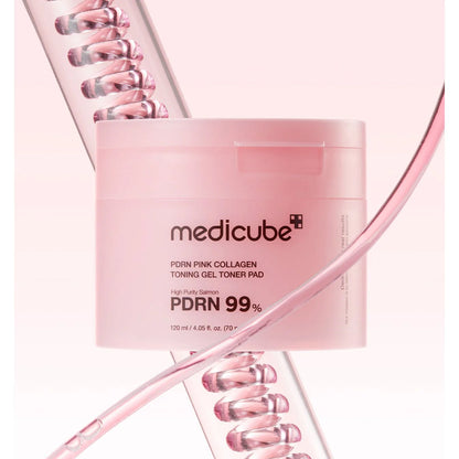 Medicube PDRN Pink Collagen Toning Gel Toner Pad