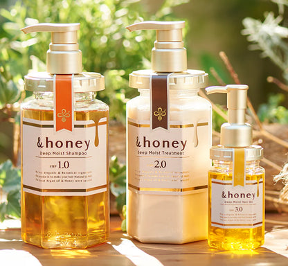&Honey Deep Moist Shampoo Treatment Oil